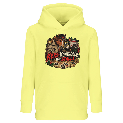 Keks-Kontrolle im Stall! – Kinder-Hoodie