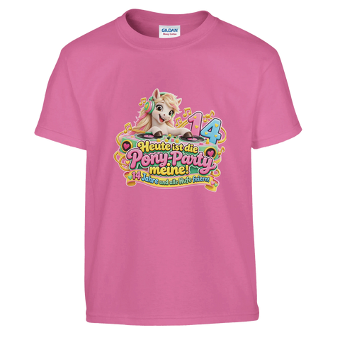 Heute ist die Pony-Party meine! (14 Jahre) – Kinder-T-Shirt