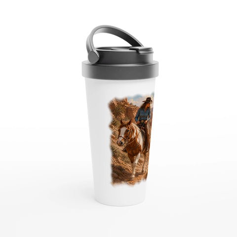 Mit dem Paint Horse durch den Canyon – Reisebecher
