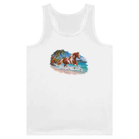 Pinto im türkisen Wasser – Tank-Top