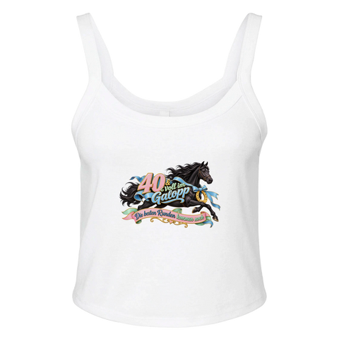 40 und voll im Galopp – Ripp-Tank-Top