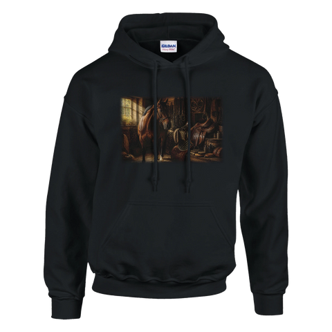 Pferd in der Sattelkammer – Hoodie