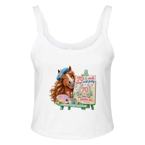 70 und noch lange nicht fertig – Ripp-Tank-Top