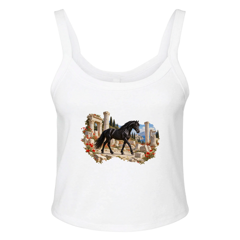 Rappe zwischen römischen Säulen – Ripp-Tank-Top