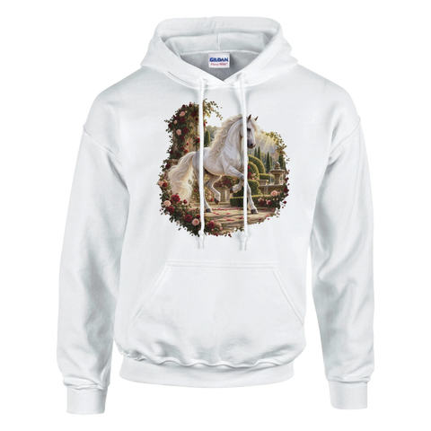 Andalusier im Rosengarten – Hoodie