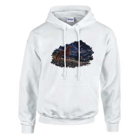 Fuchs unter Sternschnuppen – Hoodie