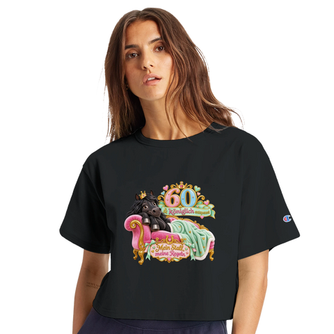 60 und königlich entspannt – Crop-Top