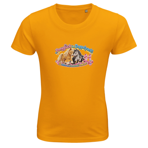 Ponyglück im Doppelpack! (11 Jahre) – Kinder-T-Shirt Bio