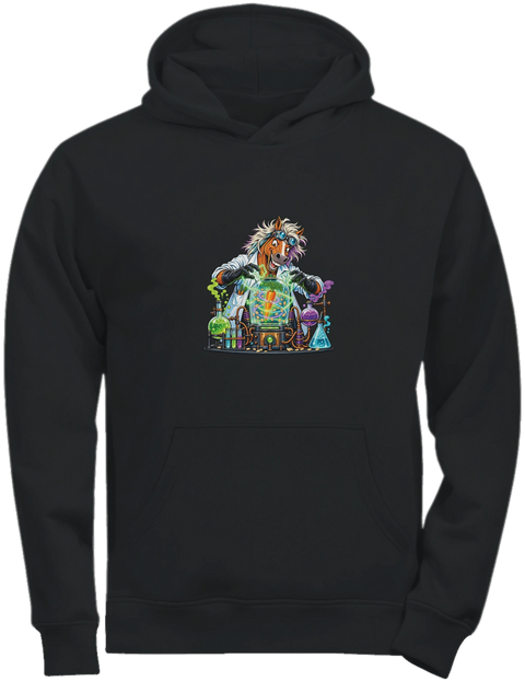 Verrückter Forscher im Möhrenlabor – Kinder-Hoodie Tee Jays