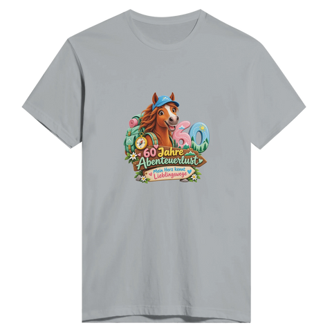 60 Jahre Abenteuerlust – Herren-T-Shirt