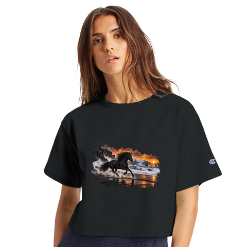 Rappe am Vulkanstrand – Crop-Top