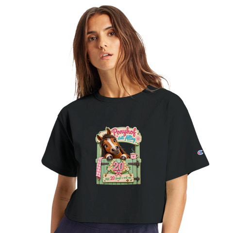 Ponyhof statt Alltag! – Crop-Top