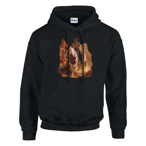 Cowboy im Red Rock Canyon – Hoodie