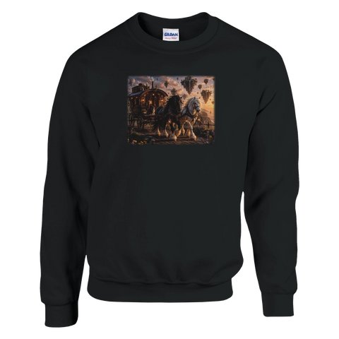 Zauberwagen über den Wolken – Pullover