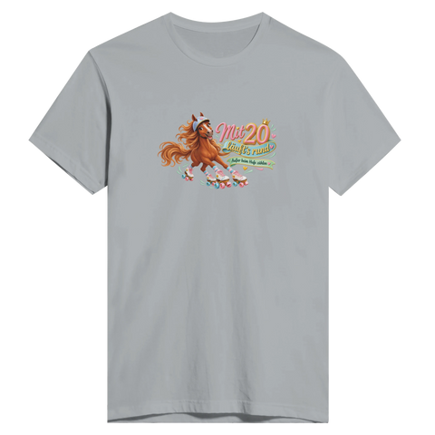 Mit 20 läuft's rund! – Herren-T-Shirt