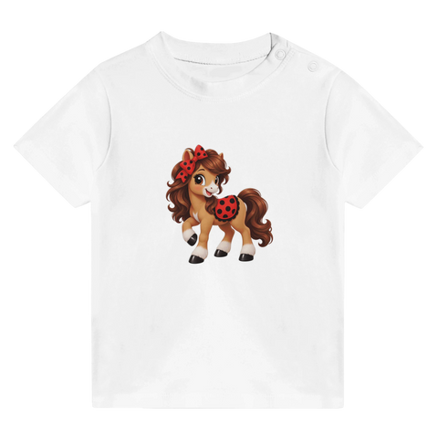 Marienkäfer-Momo – Baby-T-Shirt