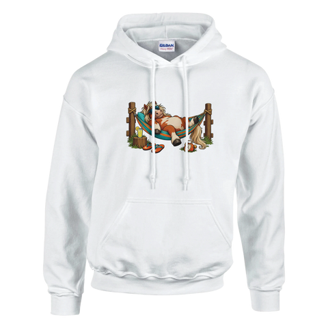 Urlaubs-Pony in der Hängematte – Hoodie