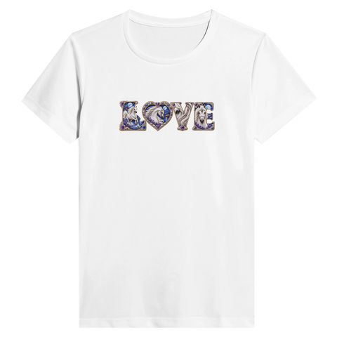 Love – Schimmel im Mondlicht – Performance-Shirt Damen