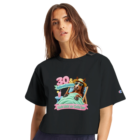 30 und tiefenentspannt – Crop-Top