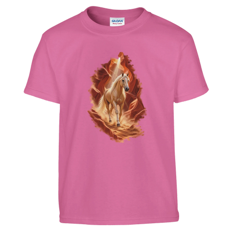 Palomino im roten Slot Canyon – Kinder-T-Shirt