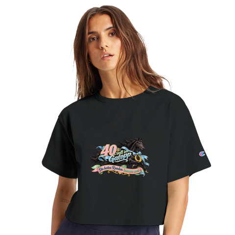 40 und voll im Galopp – Crop-Top
