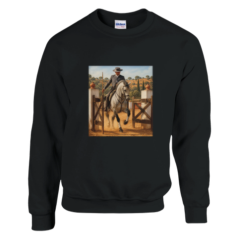 Andalusischer Reiter am Hoftor – Pullover