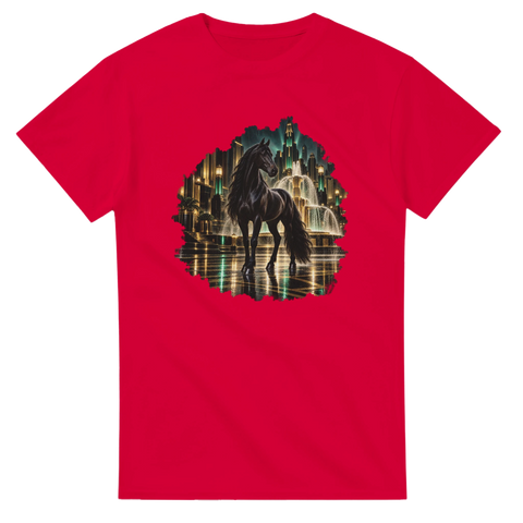 Rappe in der Art-déco-Stadtnacht – T-Shirt