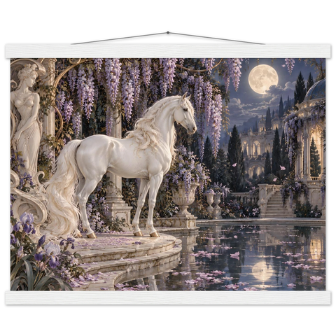Schimmel im Glyzinienpalast – Poster mit Leisten 40×50 cm