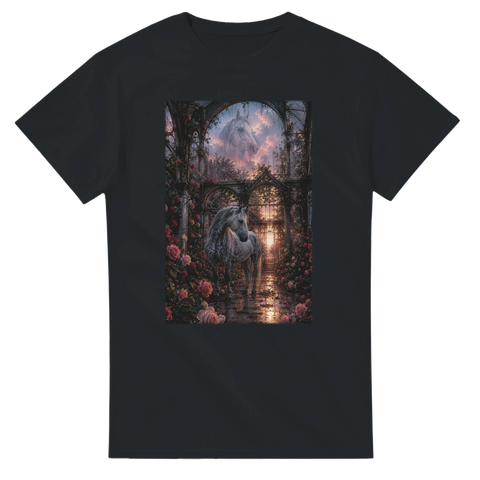 Rosengewächshaus nach dem Regen – T-Shirt