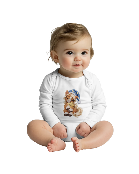 Mondmützen-Mila – Baby-Strampler langarm