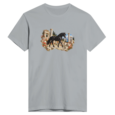 Rappe zwischen römischen Säulen – Herren-T-Shirt