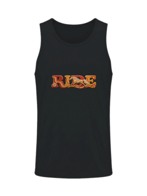 Ride – Palomino im Retro-Rot – Herren-Tank-Top