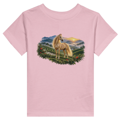 Goldstute auf der Teeplantage – Kleinkind-T-Shirt