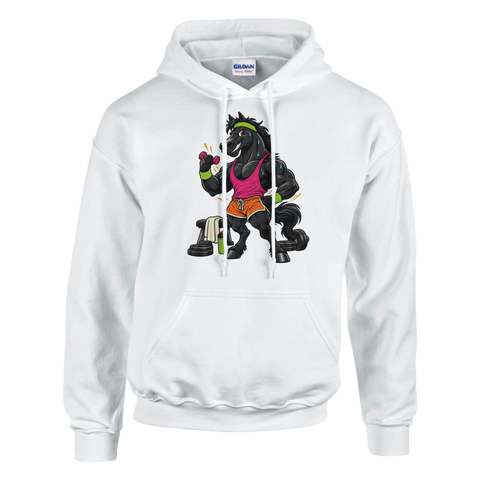 Muskel-Pferd im Fitnessstudio – Hoodie