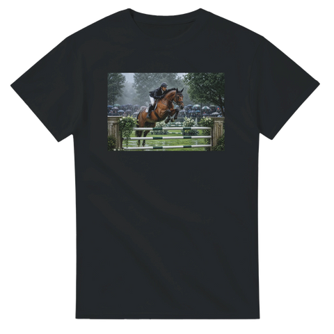 Sprung im Regen – T-Shirt