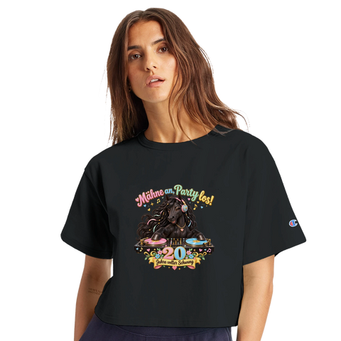 Mähne an, Party los! – Crop-Top