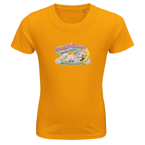 Ponyträume werden wahr! (7 Jahre) – Kinder-T-Shirt Bio