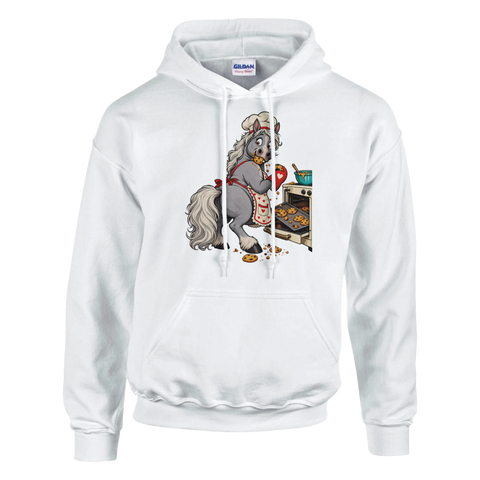 Backendes Pferd mit Keksen – Hoodie
