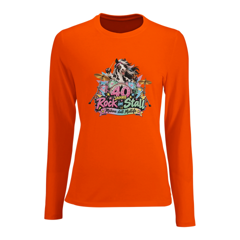 40 Jahre Rock im Stall – Damen-Langarmshirt
