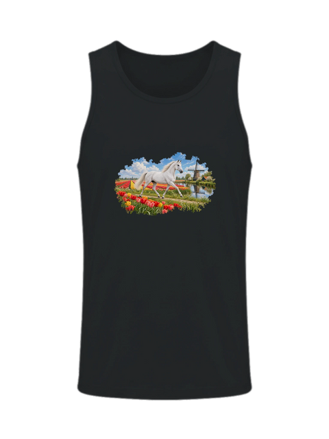 Schimmel im Tulpenfeld – Herren-Tank-Top