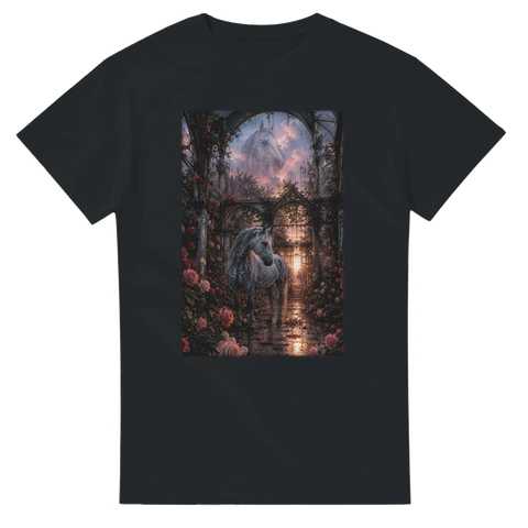 Rosengewächshaus nach dem Regen – T-Shirt