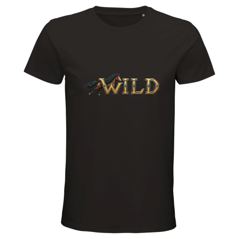 Wild – Brauner in Gold – Bio-T-Shirt Herren