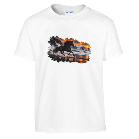 Rappe am Vulkanstrand – Kinder-T-Shirt