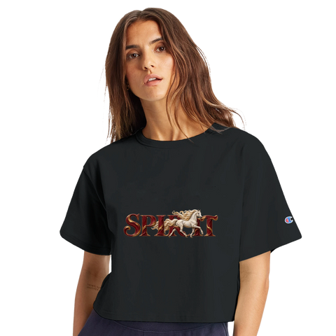 Spirit – Schimmel in Weinrot – Crop-Top