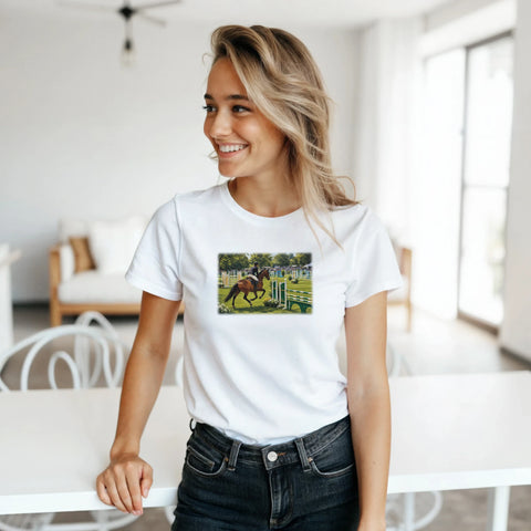 Zwischen den Sprüngen – Damen-T-Shirt