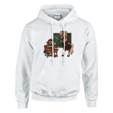 Lehrerin-Stute und Schüler – Hoodie