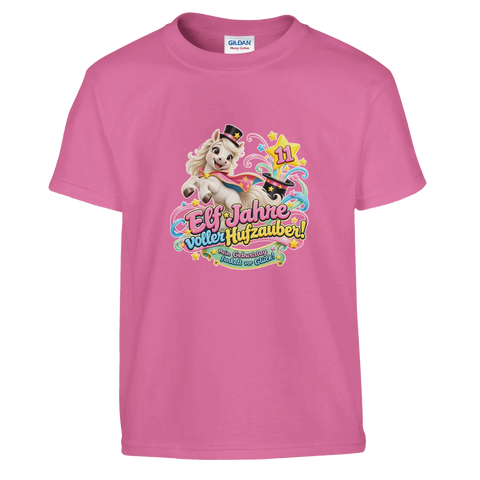 Elf Jahre voller Hufzauber! (11 Jahre) – Kinder-T-Shirt