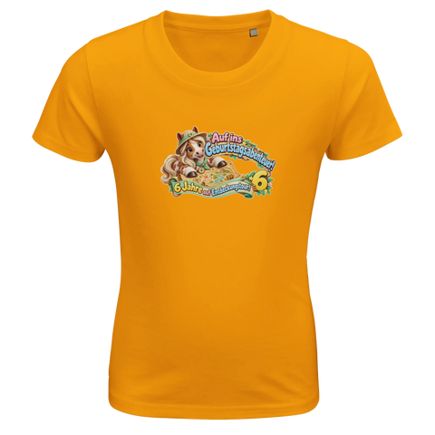 Auf ins Geburtstagsabenteuer! (6 Jahre) – Kinder-T-Shirt Bio