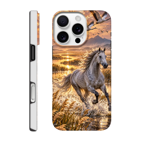 Apfelschimmel mit den Kranichen – Hartschale iPhone