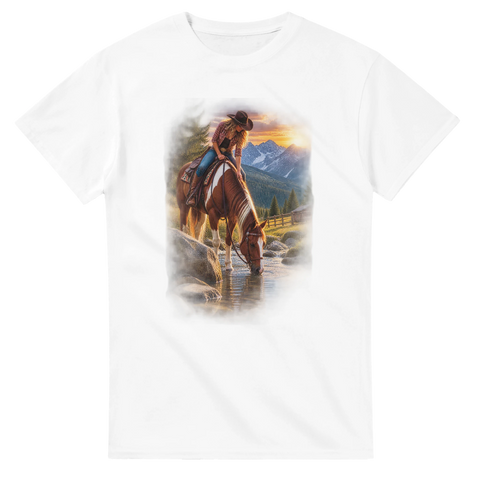 Rast am Bergbach – T-Shirt